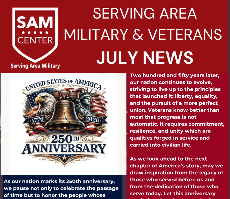 July Newsletter Serving Those who serve Spring 2025 Newsletter